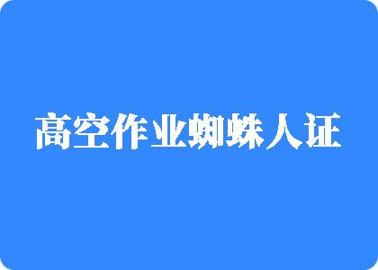 看香港老女人的黄片高空作业蜘蛛人证